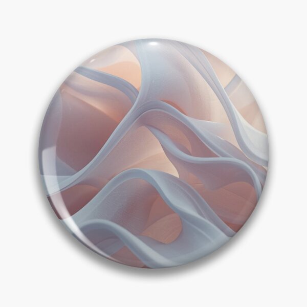 Item preview, Soft Winter Waves Abstract Art designed and sold by Harmonic_Layers.