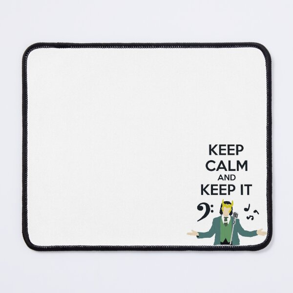 Item preview, Keep Calm and Keep It Loki – Funny Hand-Drawn Loki Quote Illustration designed and sold by PeanutCandy.