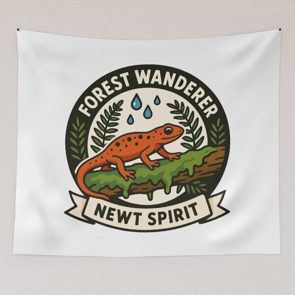 Item preview, Forest Wanderer Newt Spirit designed and sold by WildlifeInc.