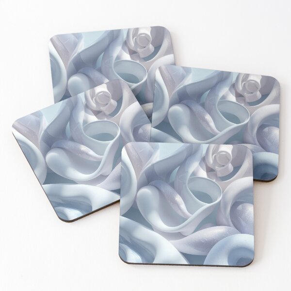 Item preview, Frosted Serenity Abstract designed and sold by Harmonic_Layers.