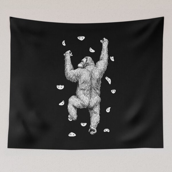 Item preview, Rock Climber Indoor Wall Climbing Orangutan Funny Climbers designed and sold by GrandeDuc.
