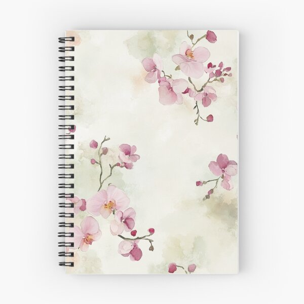 Item preview, Pink Orchids Flowers Watercolor All Over designed and sold by Feeling Artsy.