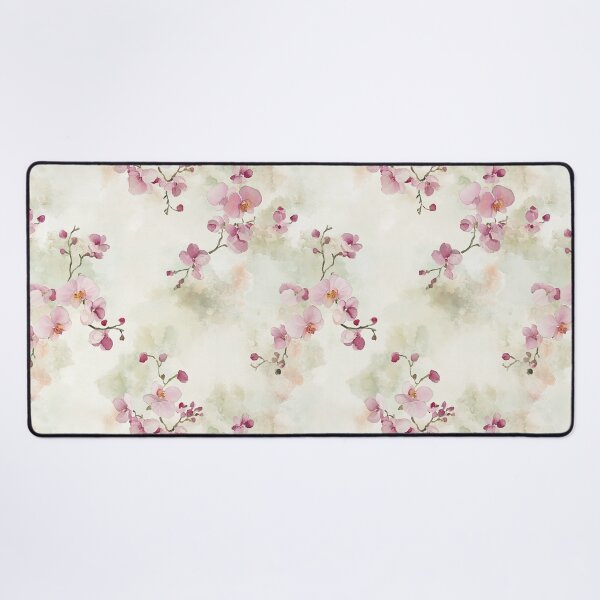 Item preview, Pink Orchids Flowers Watercolor All Over designed and sold by Feeling Artsy.
