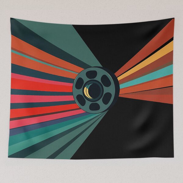 Item preview, Minimal flat art Retro Projection Cinema designed and sold by Cine8.