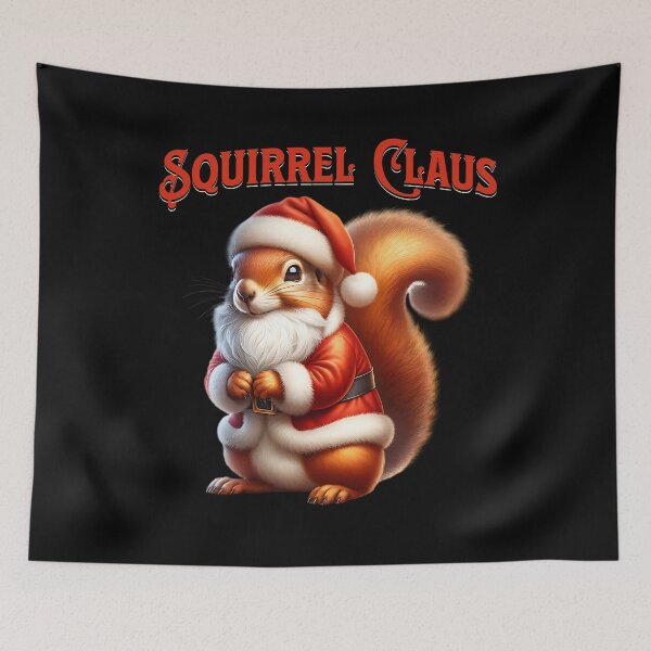 Item preview, Klaus the Squirrel - funny Christmas design designed and sold by ReneMM.