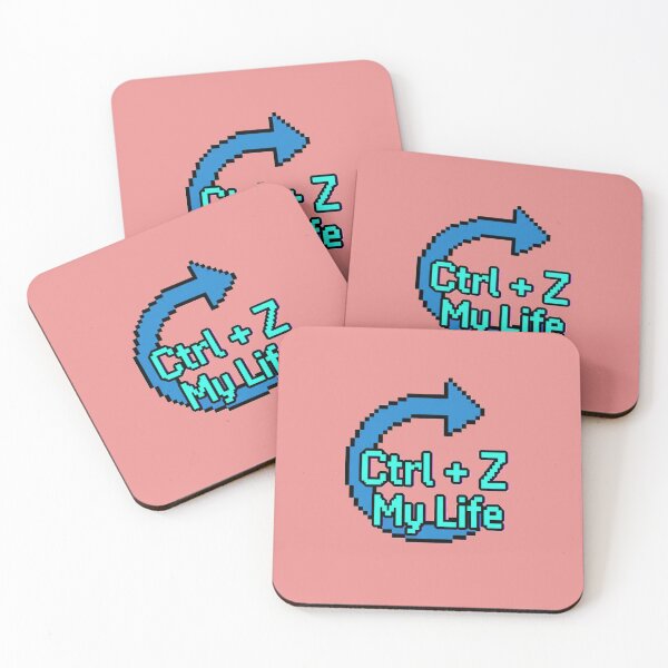 Item preview, Ctrl Z My Life Pixel Art designed and sold by WiserShop.