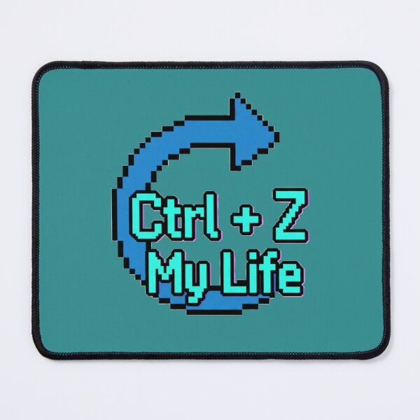 Item preview, Ctrl Z My Life Pixel Art designed and sold by WiserShop.
