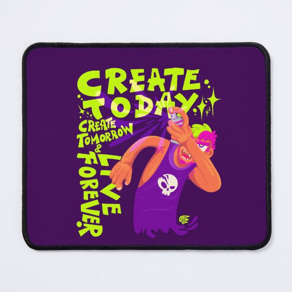 Item preview, CREATE TODAY, LIVE FOREVER — Neon Graffiti Street Art designed and sold by Grace Mattos.