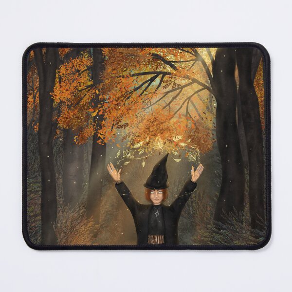 Item preview, Autumn Witch — Elemental Magic in the Forest designed and sold by MelZahrArt.