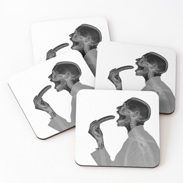 Item preview, X-ray of a person eating a sausage designed and sold by Brendon987.
