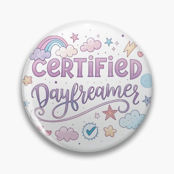 Item preview, Certified Daydreamer Cute Pastel Aesthetic Cloud and Rainbow Design designed and sold by AlmostSilent.