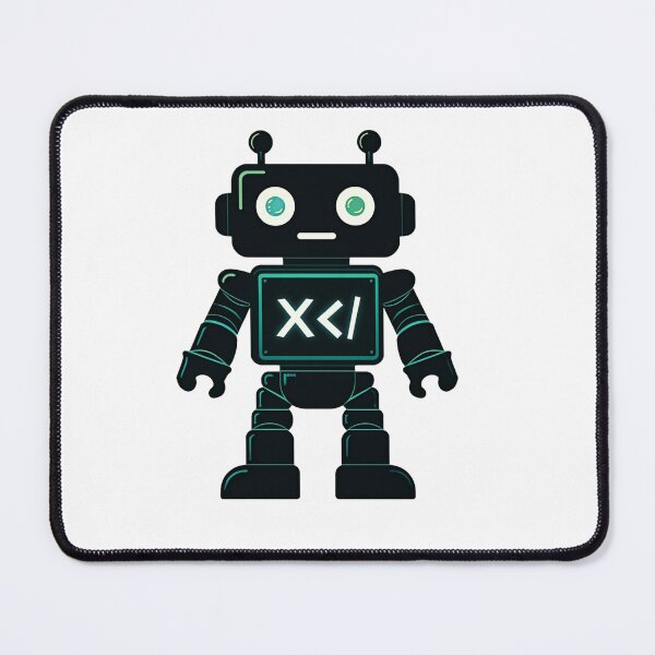 Item preview, Pixel Robot Coder | 8-Bit Developer | Retro Programming Gift | Geek Art designed and sold by Dev Life Designs.