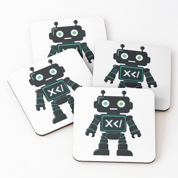 Item preview, Pixel Robot Coder | 8-Bit Developer | Retro Programming Gift | Geek Art designed and sold by Dev Life Designs.