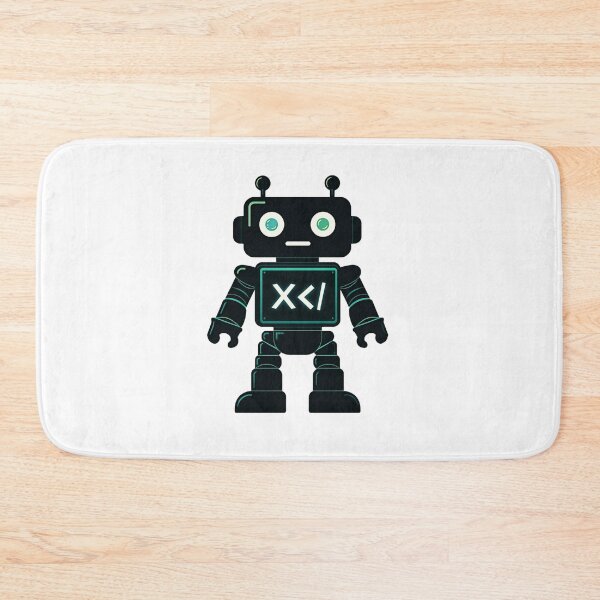 Item preview, Pixel Robot Coder | 8-Bit Developer | Retro Programming Gift | Geek Art designed and sold by Dev Life Designs.