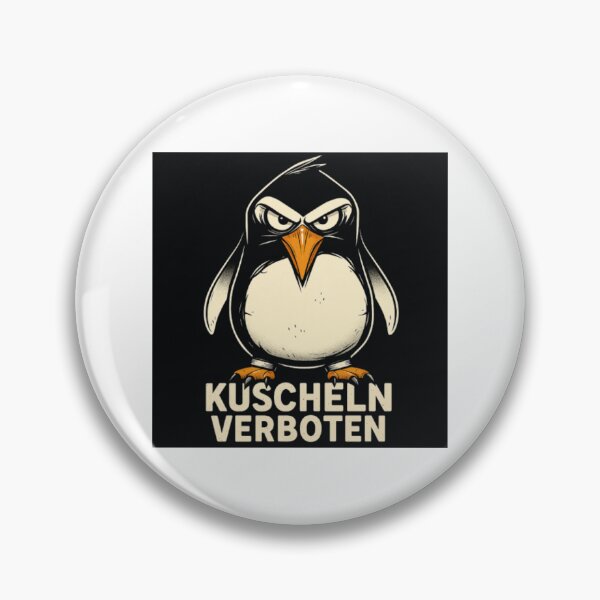 Item preview, Funny Penguin – Kuscheln Verboten German Humor Shirt designed and sold by AvanasShop.