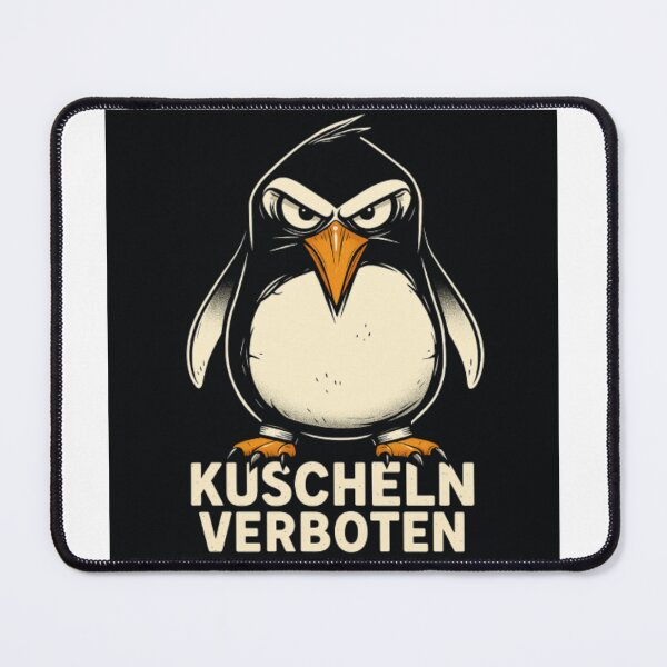 Artikelvorschau, Lustiger Pinguin – Kuscheln Verboten Deutsches Humor-Shirt entworfen und verkauft von AvanasShop.