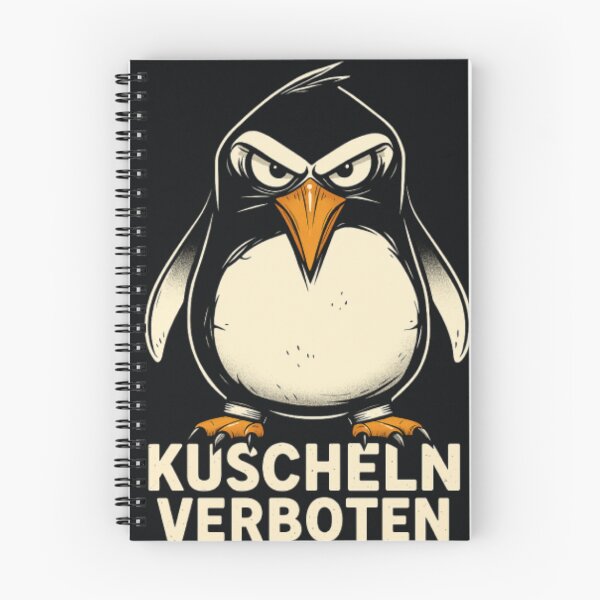 Item preview, Funny Penguin – Kuscheln Verboten German Humor Shirt designed and sold by AvanasShop.