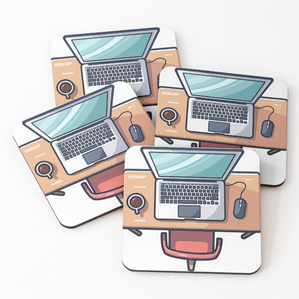 Item preview, Programmer Workspace | Dev Desk Setup | Minimalist Tech Office Gift designed and sold by Dev Life Designs.