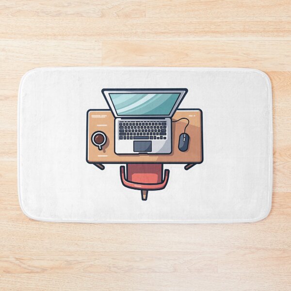 Item preview, Programmer Workspace | Dev Desk Setup | Minimalist Tech Office Gift designed and sold by ColoredPanda.