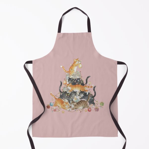 Item preview, Christmas Cat Tree Trouble - Funny Feline Holiday designed and sold by AwesomeBeyondLimits.