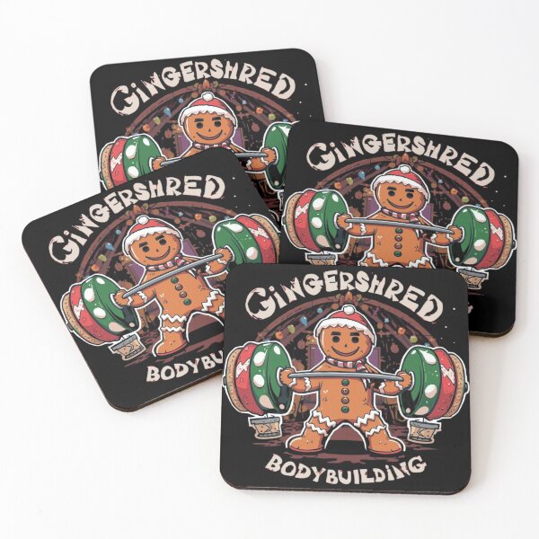 Item preview, ​Funny Gingershred Bodybuilding Gym Christmas designed and sold by MIMSCorneR.