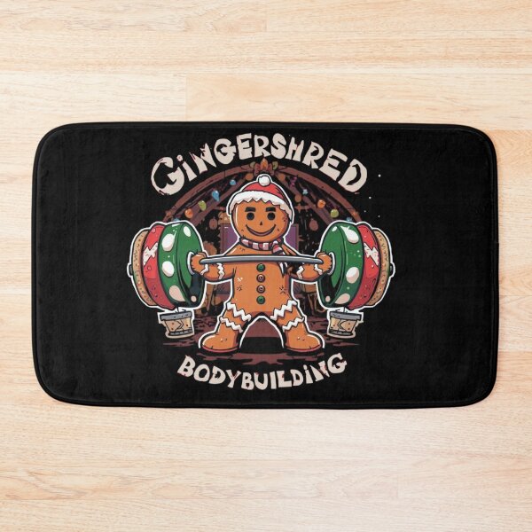 Item preview, ​Funny Gingershred Bodybuilding Gym Christmas designed and sold by MIMSCorneR.