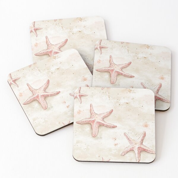 Item preview, Starfish Watercolor All Over designed and sold by Feeling Artsy.
