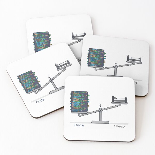 Item preview, Code Is Greater Than Sleep Art designed and sold by WiserShop.