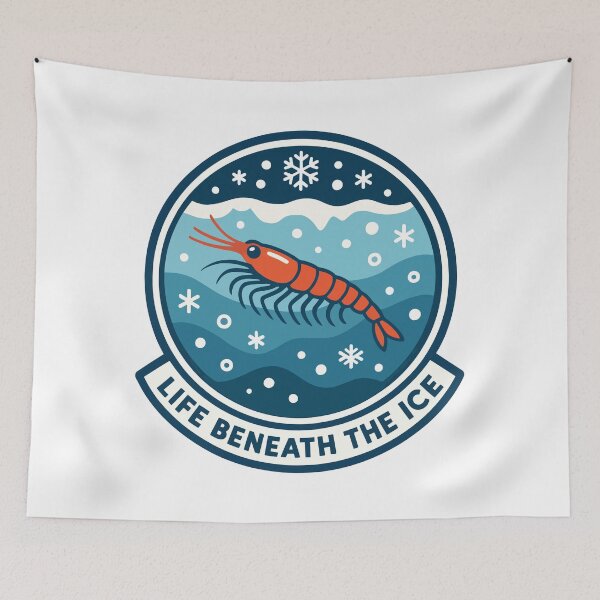 Item preview, Life Beneath the Ice Antarctic Krill Design designed and sold by WildlifeInc.