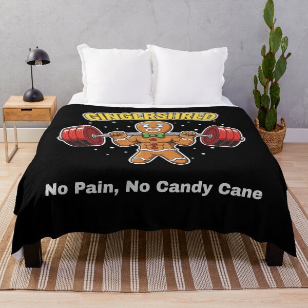 Item preview, Gingershred Bodybuilding - No Pain, No Candy Cane designed and sold by WonderMix.