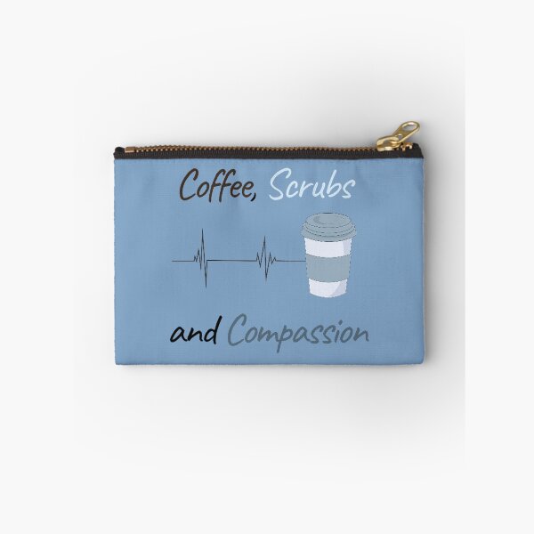 Item preview, NURSE LIFE: "Coffee, Scrubs, & Compassion" Aesthetic EKG Design | Trending Healthcare Gift designed and sold by bloompprint.