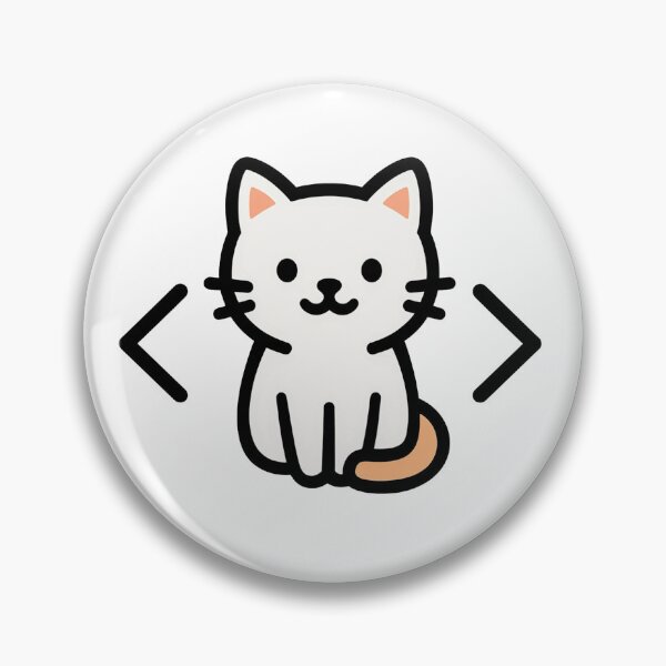 Item preview, Code Cat Brackets  | HTML Cat Gift | Developer Pet | Programmer Humor designed and sold by Dev Life Designs.