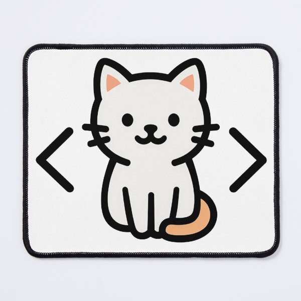 Item preview, Code Cat Brackets  | HTML Cat Gift | Developer Pet | Programmer Humor designed and sold by Dev Life Designs.