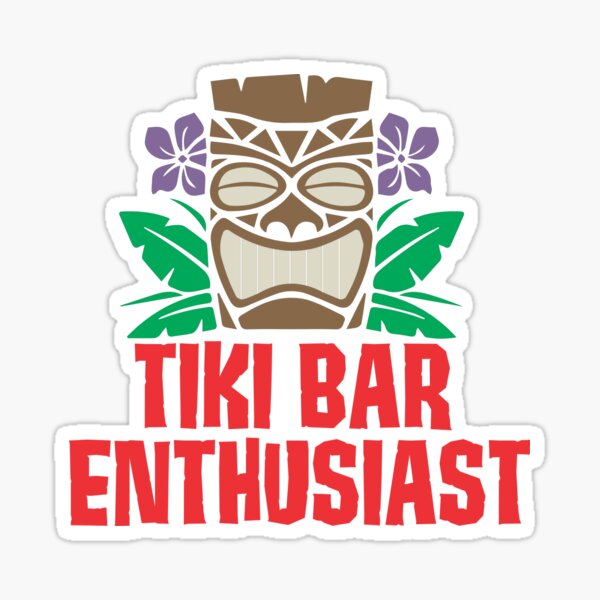 Artikel-Vorschau von Tiki Bar Enthusiast Shirt, designt und verkauft von Questdesign.