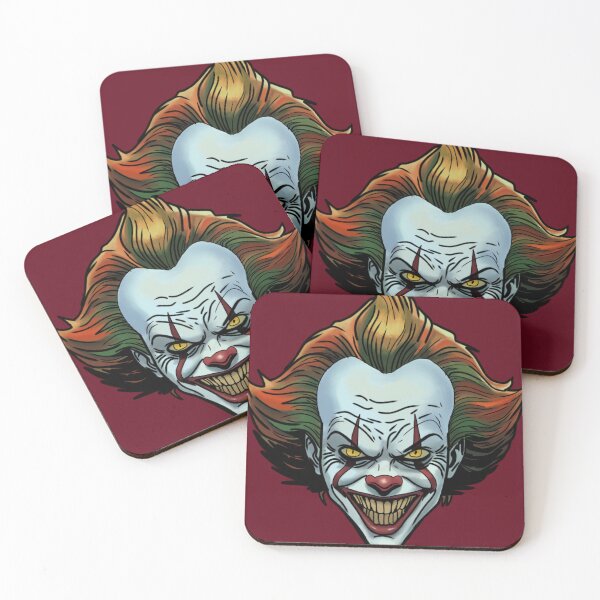 Item preview, Jokerwise Head Close-Up - Twisted Clown Villain Face Art designed and sold by mongeekshirts.