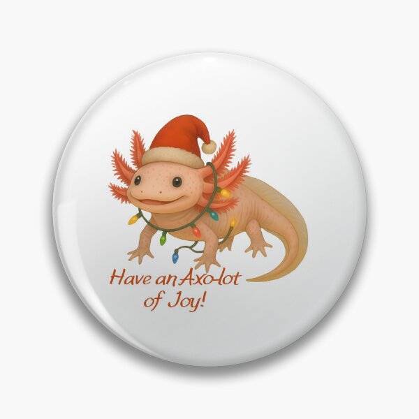 Item preview, Have an Axo-lot of Joy – Christmas Axolotl Design designed and sold by SVALANART.