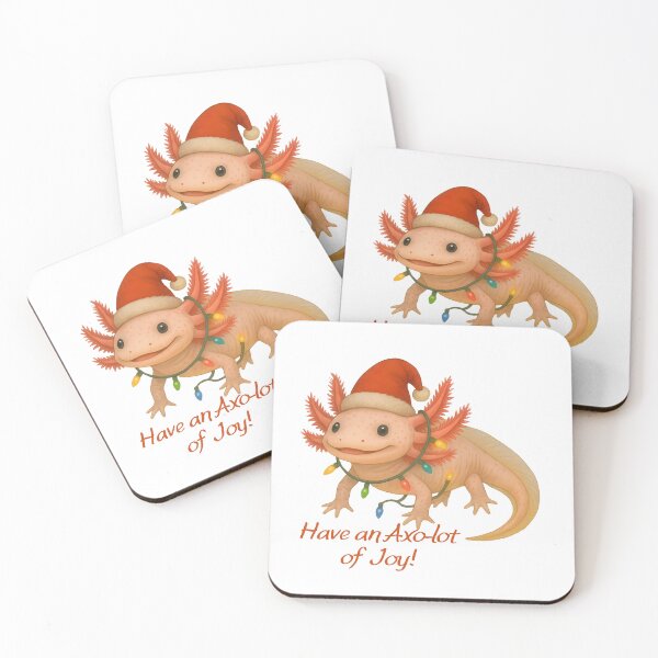 Item preview, Have an Axo-lot of Joy – Christmas Axolotl Design designed and sold by SVALANART.