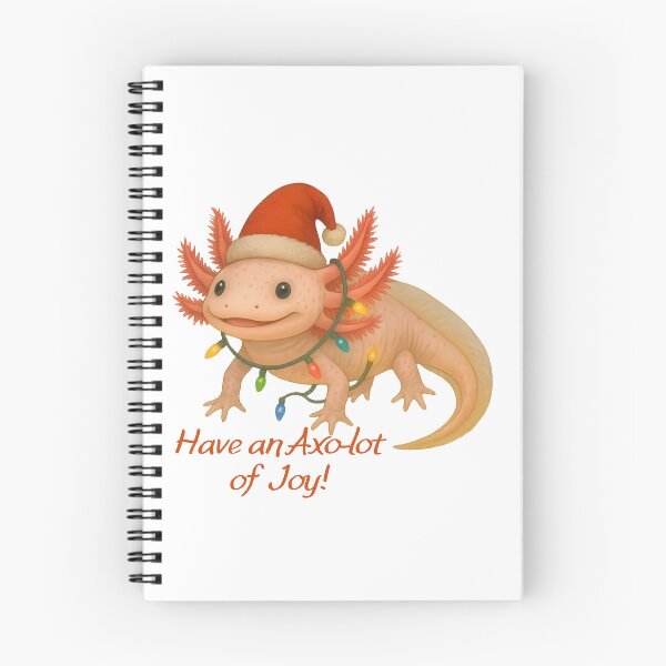 Item preview, Have an Axo-lot of Joy – Christmas Axolotl Design designed and sold by SVALANART.