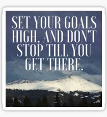 Mountain Quotation (Bo Jackson #1) Sticker