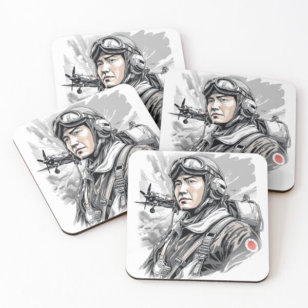 Item preview, Spirit of the Sky – Japanese Kamikaze Pilot WWII T-Shirt Design designed and sold by AndrewYoko.