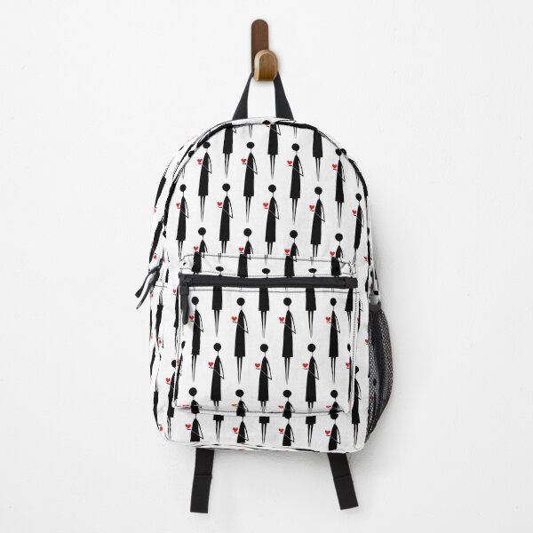 Item preview, Simple Black Silhouette with Red Heart Symbol designed and sold by CreativeLarysa.