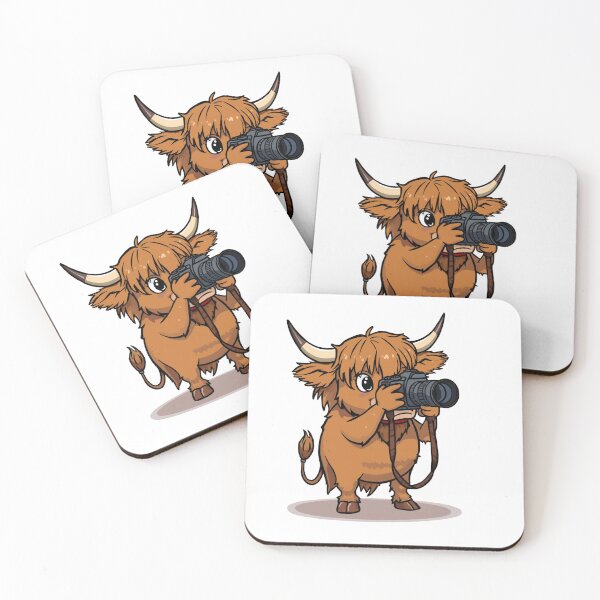 Item preview, Cute Highland Cow Photographer Design - Scottish Camera Gift designed and sold by Loom on the Loch.