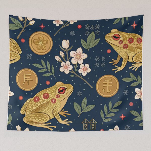 Item preview, Golden frog pattern , Jin Chan designed and sold by Lucky 777.