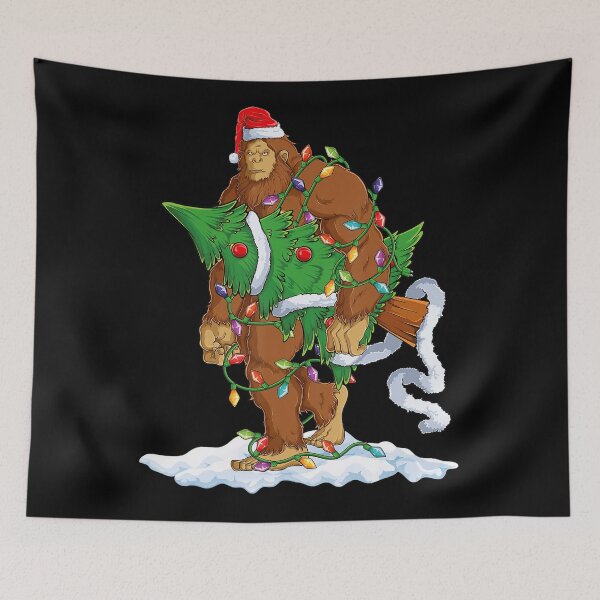 Item preview, Festive Holiday Classic Retro Christmas Christmas Vintage Bigfoot Lights Tree designed and sold by FrankyTepper.