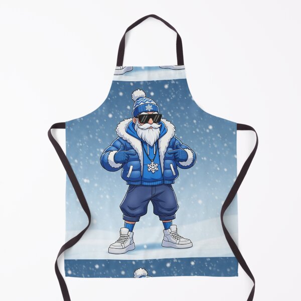 Item preview, Cool Winter Cartoon Character – Stylish Modern Winter Vibes with Beard and Sunglasses designed and sold by PixelVibe782.