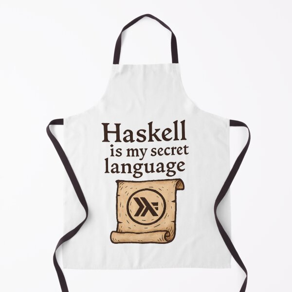 Item preview, Haskell Is My Secret Language designed and sold by Nerd Romance Café.