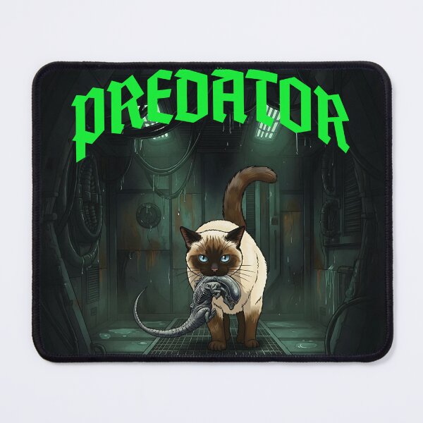 Item preview, Apex Predator Cat vs Alien – Sci-Fi Horror Mashup designed and sold by mongeekshirts.