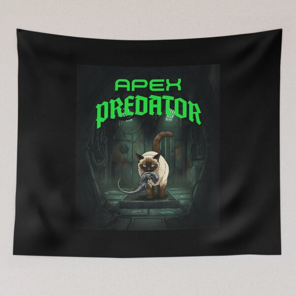 Item preview, Apex Predator Cat vs Alien – Sci-Fi Horror Mashup designed and sold by mongeekshirts.