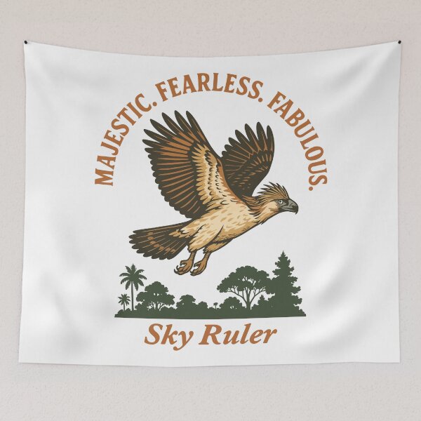 Item preview, Majestic Philippine Eagle Art – Sky Ruler Wildlife Design designed and sold by WildlifeInc.