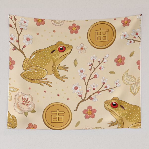 Item preview, Golden frog pattern , Jin Chan designed and sold by Lucky 777.